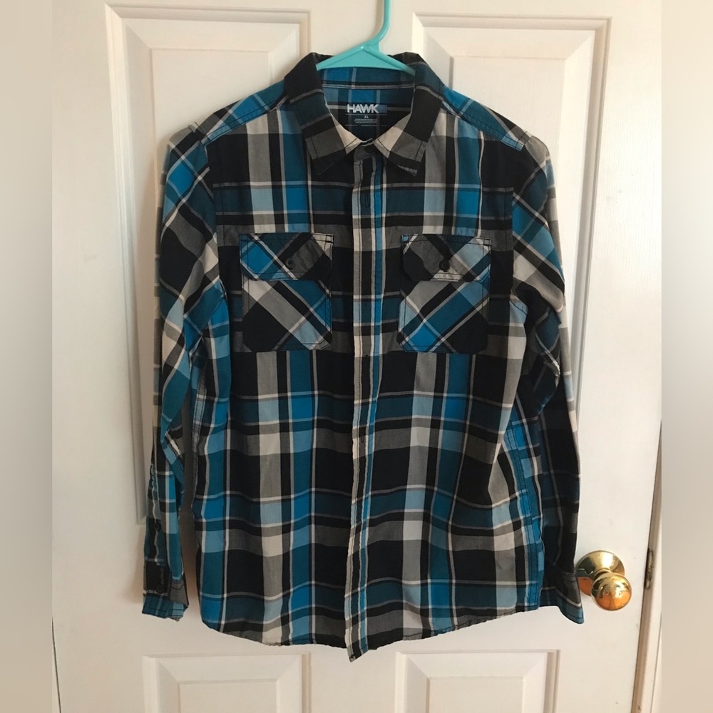 Tony Hawk Plaid Button-up